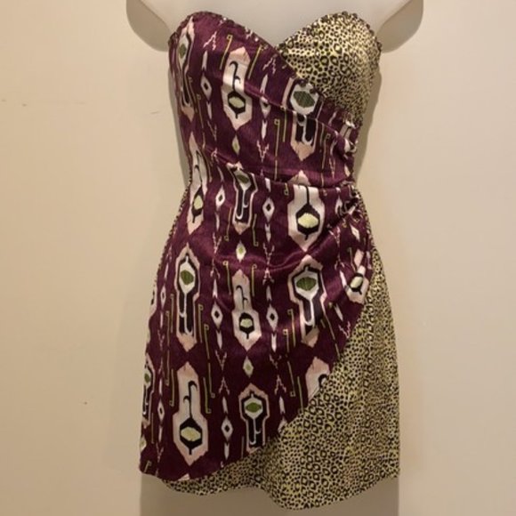 H&M Mini Dress Aztec Tribal Cheetah Crossover 4 - Picture 5 of 13